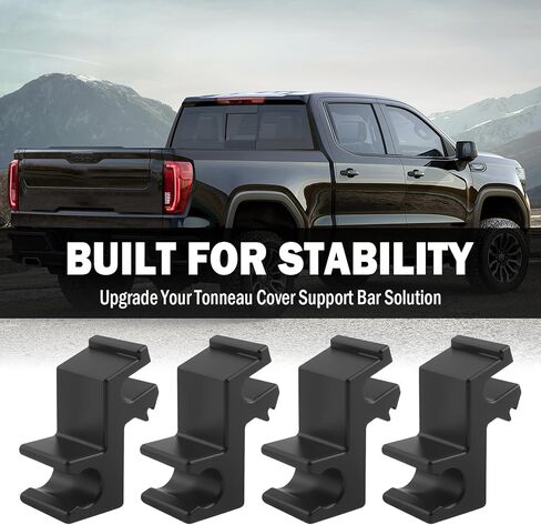 4PCS Upgrade Truck Tonneau Cover Prop Rod Clips Set,Compatible with Undercover Truck Bed Cover Parts Prop Rod Replacement for Enhanced Stability,Hard Tonneau Covers Parts in Kuwait
