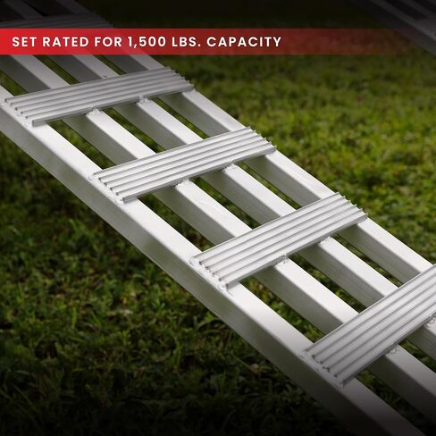 GEN-Y HITCH Arched Aluminum Ramps, 1 Ft x 7 Ft 10 in, 750 lbs Capacity Per Ramp, Lightweight in Kuwait