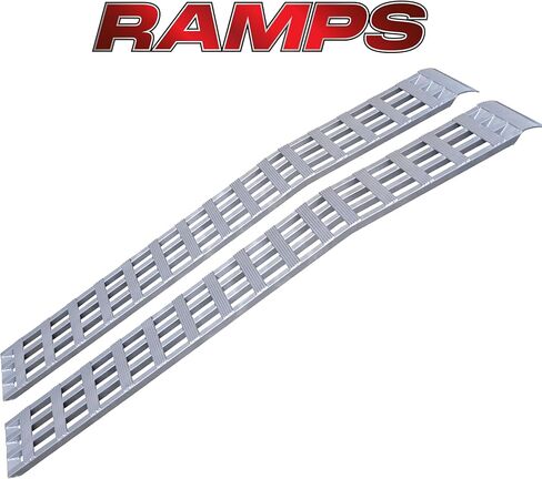 GEN-Y HITCH Arched Aluminum Ramps, 1 Ft x 7 Ft 10 in, 750 lbs Capacity Per Ramp, Lightweight in Kuwait