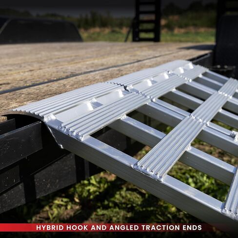 GEN-Y HITCH Trifold Aluminum Loading Ramp, 69x45 Inch, 1500 lbs Capacity, 56 lbs in Kuwait