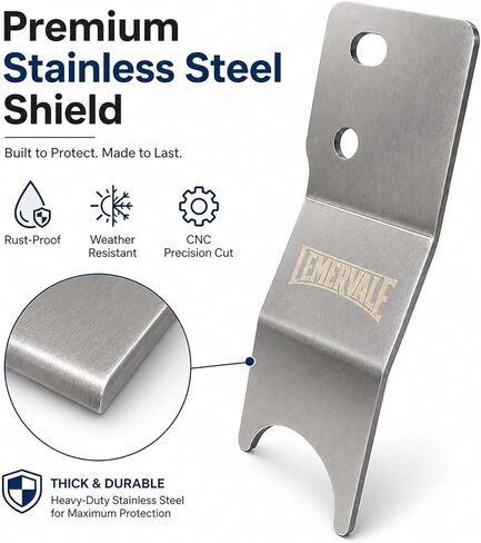 Tailgate Anti-Theft Lock for 2016-2023 Toyota Tacoma - Heavy Duty Stainless Steel Pickup Tailgate Theft Protector, Quick Bolt-On Install in Kuwait