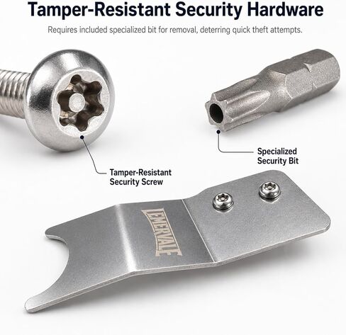 Tailgate Anti-Theft Lock for 2016-2023 Toyota Tacoma - Heavy Duty Stainless Steel Pickup Tailgate Theft Protector, Quick Bolt-On Install in Kuwait