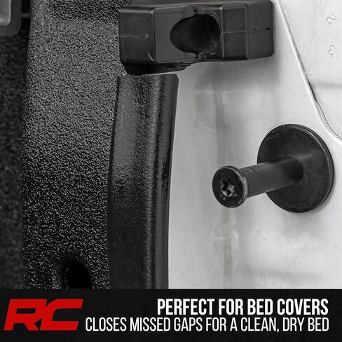 Rough Country Truck Bed & Tailgate Seal Kit - Weatherproof Bed Seal for Tonneau Covers, Blocks Dust Dirt & Water, Trim-to-Fit 10ft Seal in Kuwait