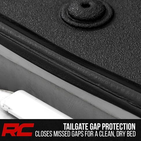 Rough Country Truck Bed & Tailgate Seal Kit - Weatherproof Bed Seal for Tonneau Covers, Blocks Dust Dirt & Water, Trim-to-Fit 10ft Seal in Kuwait