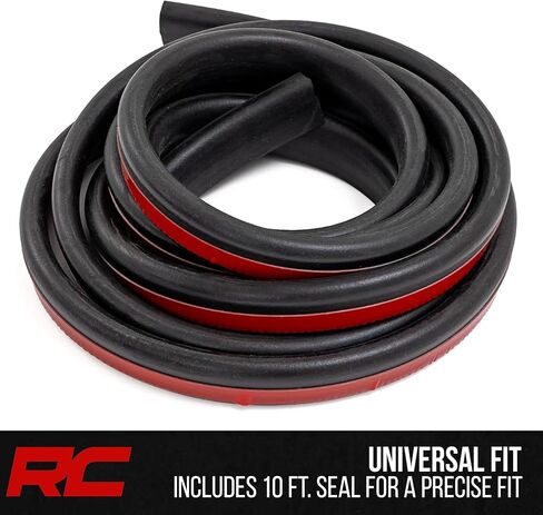 Rough Country Truck Bed & Tailgate Seal Kit - Weatherproof Bed Seal for Tonneau Covers, Blocks Dust Dirt & Water, Trim-to-Fit 10ft Seal in Kuwait