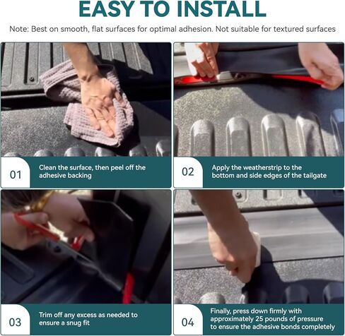 غطاء فجوة الباب الخلفي، عرض 4.25 بوصة، سدادة فجوة الباب الخلفي، أختام لاصقة للباب الخلفي لالتقاط الصور، مقاوم للماء والغبار، أسود in Kuwait