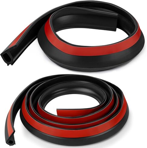 Tailgate Seal with Taper Seal, Adhesive Truck Bed Seal Kit Compatible with Ford Model Years F150, F250, F350, F450, Raptor and Lightning, Waterproof Dustproof, Black in Kuwait