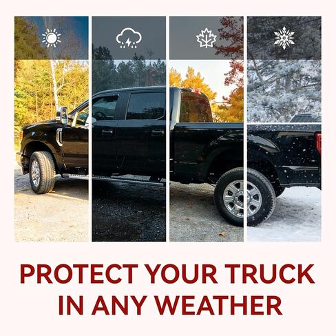 Tailgate Gap Cover, 4.25" Width Rock Block Tailgate Seal Replacement for ROK Block Tailgate Gap Cover, Tailgate Seal to Stop Dust, Water, Rocks and Debris, Easy to Install in Kuwait