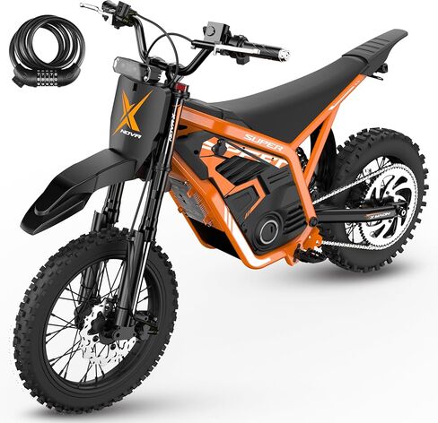 دراجة ترابية كهربائية ESKUTE NOVA X، محرك 35-46 ميل في الساعة 4000 واط مع بطارية معتمدة 48 فولت 22.8 أمبير، فرامل هيدروليكية كاملة التعليق، الطرق الوعرة الجبلية للمراهقين والبالغين باللون الأسود in Kuwait