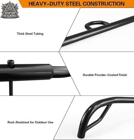 Rear Cargo Rack Extender for Polaris Sportsman 450 570 2021–2025, Heavy Duty Steel ATV Rear Rack Extension with Tie-Down Points, Easy Bolt-On Cargo Carrier Accessories in Kuwait