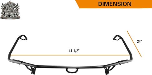Rear Cargo Rack Extender for Polaris Sportsman 450 570 2021–2025, Heavy Duty Steel ATV Rear Rack Extension with Tie-Down Points, Easy Bolt-On Cargo Carrier Accessories in Kuwait