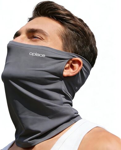 Neck Gaiter Scarf Bandana Motorcycle – with ear holes, breathable mesh, windproof face cover for Men/Women in Kuwait