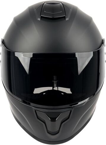 Orthrus Full Face Motorcycle Helmet for Adults Men & Women DOT Approved Motorbike Street Bike Racing Helmets with Tinted & Clear Visors (Matte Black, Large) in Kuwait