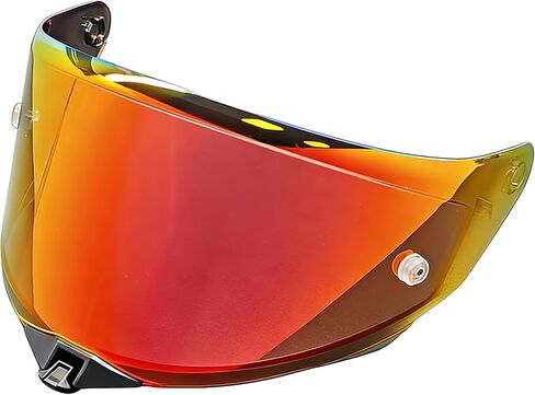 KYT TT Revo Helmet Visor Face Shield Replacement for KYT TT-Revo Helmet, Anti-UV Mirrored Shield with Enhanced Impact Resistance(Dark Black) in Kuwait