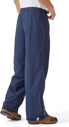 Men's Packable Rain Pants Waterproof Windproof Outdoor Rain Overpants for Hiking Fishing Daily Work in Kuwait