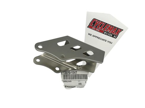 حزمة واحدة Cyclemax متوافقة مع Kawasaki 2000-24 CHAIN ​​GUIDE LOWER KX65 KX 65 13070-1347 تحتوي على دليل سلاسل سفلي 2000-24 وقمع in Kuwait