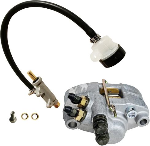 Rear Brake Caliper & Master Cylinder Compatible with Polaris Sportsman 400 500 Diesel 455 Worker 500 2001 2002 OEM # 1910301 1910553 1910479 in Kuwait