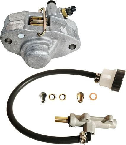 Rear Brake Caliper & Master Cylinder Compatible with Polaris Sportsman 400 500 Diesel 455 Worker 500 2001 2002 OEM # 1910301 1910553 1910479 in Kuwait