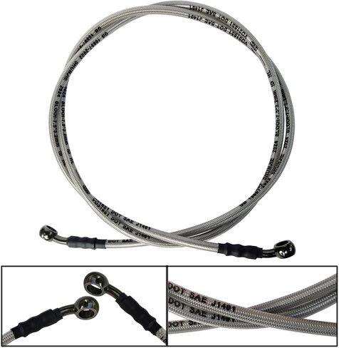 Rear Brake Caliper & Master Cylinder & Brake Hose Line Set Direct Replacement Compatible with Honda TRX400EX 2005-2008 TRX400X 2009-2014 OEM # 43250-HN1-A41 43510-HN1-016 43510-HN1-006 in Kuwait