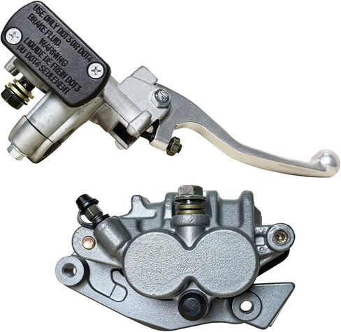 مجموعة أسطوانة الفرامل الأمامية والفرجار متوافقة مع Honda CR125 CR250 CR500 CRF125 CRF150 CRF230 CRF250 CRF450 XR250 XR400 XR650 استبدال مباشر OEM # 45150-KZ4-J21 45510-KCE-671 in Kuwait