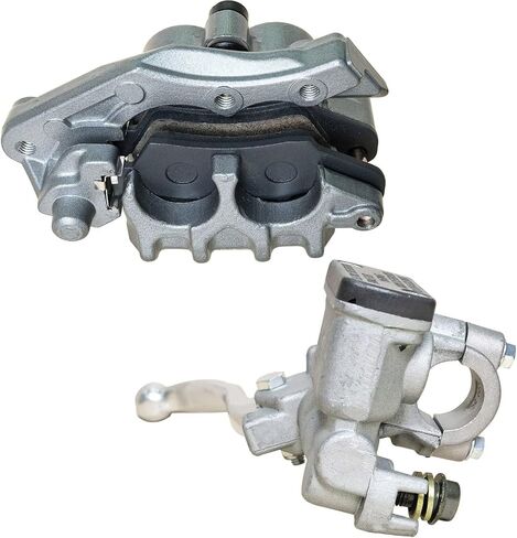 مجموعة أسطوانة الفرامل الأمامية والفرجار متوافقة مع Honda CR125 CR250 CR500 CRF125 CRF150 CRF230 CRF250 CRF450 XR250 XR400 XR650 استبدال مباشر OEM # 45150-KZ4-J21 45510-KCE-671 in Kuwait