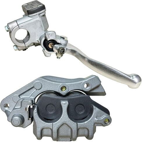 مجموعة أسطوانة الفرامل الأمامية والفرجار متوافقة مع Honda CR125 CR250 CR500 CRF125 CRF150 CRF230 CRF250 CRF450 XR250 XR400 XR650 استبدال مباشر OEM # 45150-KZ4-J21 45510-KCE-671 in Kuwait
