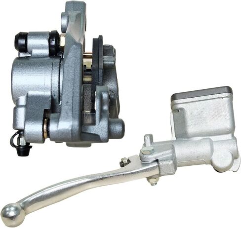 مجموعة أسطوانة الفرامل الأمامية والفرجار متوافقة مع Honda CR125 CR250 CR500 CRF125 CRF150 CRF230 CRF250 CRF450 XR250 XR400 XR650 استبدال مباشر OEM # 45150-KZ4-J21 45510-KCE-671 in Kuwait
