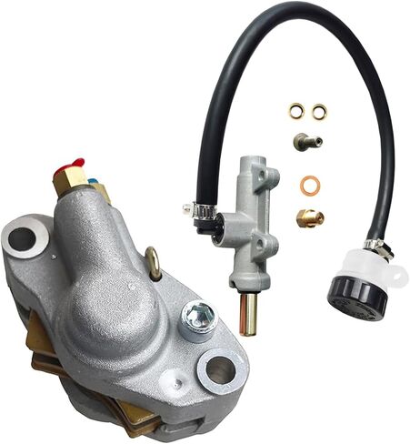 Rear Brake Caliper & Master Cylinder & Brake Hose Line Compatible with Polaris Sportsman 500 335 Worker 335 500 Diesel 455 1999-2000 OEM # 1910301 1930818 1910441 1910305 1910366 in Kuwait
