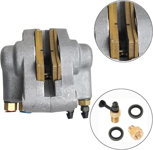 Rear Brake Caliper & Master Cylinder & Brake Hose Line Compatible with Polaris Sportsman 500 335 Worker 335 500 Diesel 455 1999-2000 OEM # 1910301 1930818 1910441 1910305 1910366 in Kuwait