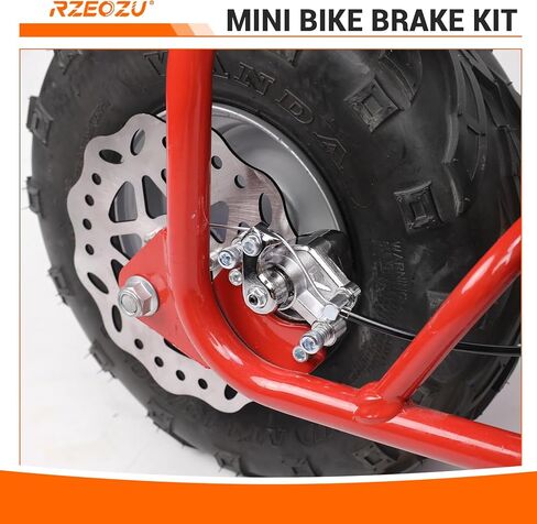 طقم دوار فرامل قرص الدراجة الصغيرة 180 مم مع استبدال فرجار الفرامل الخلفية لـ Monster Mega Moto 80 105cc Coleman CT100U CC100X RT100 Baja Doodlebug DB30 GMB100 Motovox MBX10 MBX11 Minibike Parts in Kuwait