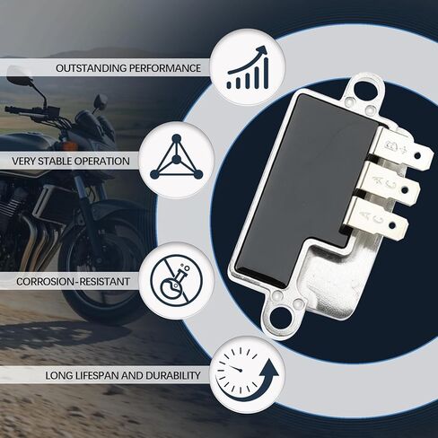 15 Amp Voltage Regulator Rectifier Compatible with Kawasaki FR FX FS Series Engines - Replaces 21066-7017, 21066-7008 for FX730V FR651V FR691V FS600V FR730V FS730V Mowers in Kuwait
