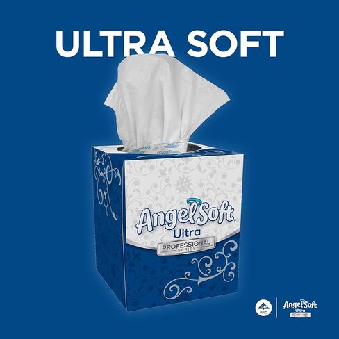 مناديل الوجه Angel Soft Ultra Professional Series الفاخرة المكونة من طبقتين من GP PRO (جورجيا والمحيط الهادئ)، صندوق مسطح، 30 صندوقًا في كل علبة، 126 ورقة في كل صندوق in Saudi Arabia