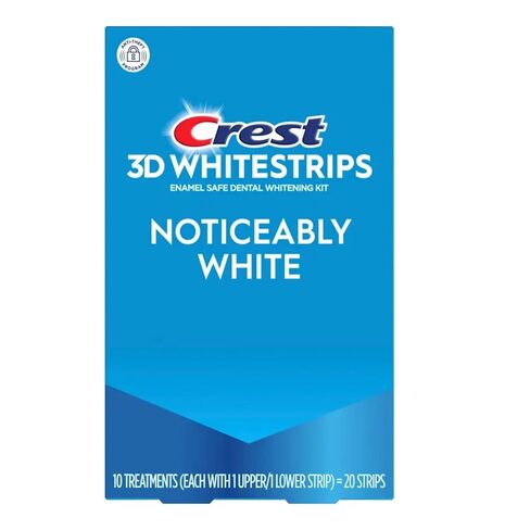 Crest 3D Whitestrips, Noticeably White, Teeth Whitening Strip Kit, 20 Strips (10 Count Pack) in Saudi Arabia