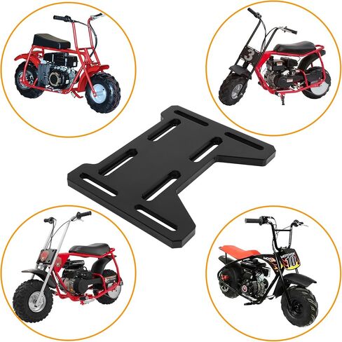 لوحة تثبيت محرك الدراجة الصغيرة لـ 79cc 97cc 98cc 100cc 2.5hp 2.8hp Coleman Baja Doodle Bug Motovox TrailMaster Monster Moto Mini Bike، متوافقة مع Coleman 100، Doodle Bug DB30، أسود in Kuwait