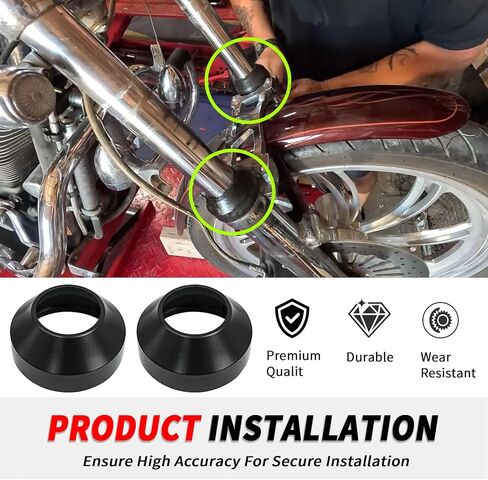 35mm Front Fork Leg Seals & Boots Rebuild Kit for Harley Sportster 1000 XLH Roadster XLS 1200 Super Glide Fat Bob 1975-1983 in Kuwait