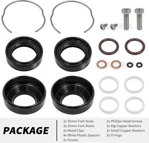 35mm Front Fork Leg Seals & Boots Rebuild Kit for Harley Sportster 1000 XLH Roadster XLS 1200 Super Glide Fat Bob 1975-1983 in Kuwait