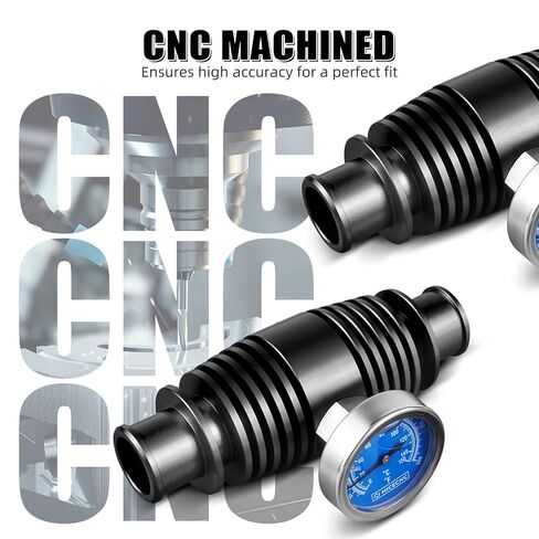 أداة تبريد الرادياتير من NICECNC مع مقياس درجة الحرارة متوافق مع Yamaha Raptor700R 2009-2026، Banshee 350 YFZ350، Blaster 200 YFS200، متوافق مع Honda TRX 450R 700XX 250R، انظر التركيبات in Kuwait