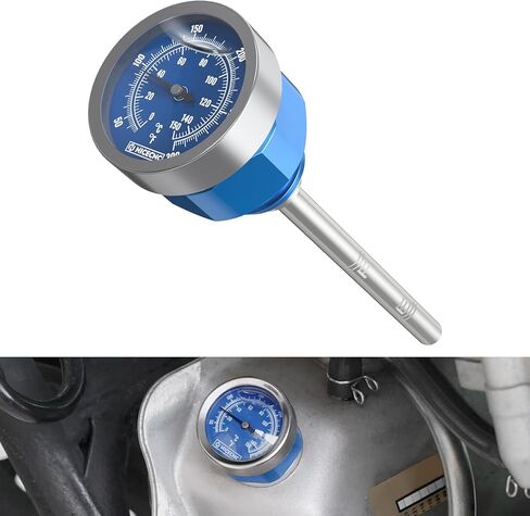 مقياس درجة حرارة الزيت من NICECNC لـ ATV متوافق مع Yamaha Raptor 660R 2001-2005، Raptor 700 2006-2026، Raptor 700R 2006-2026، Raptor 700R SE 2010-2026، YFZ450 2004-2013، أزرق in Kuwait