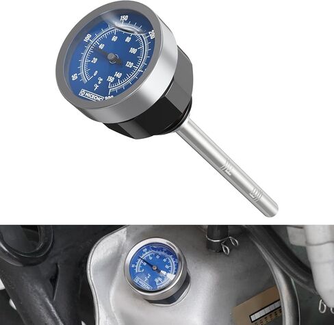 مقياس درجة حرارة الزيت NICECNC لـ ATV متوافق مع Yamaha Raptor 660R 2001-2005، Raptor 700 2006-2026، Raptor 700R 2006-2026، Raptor 700R SE 2010-2026، YFZ450 2004-2013، أسود in Kuwait