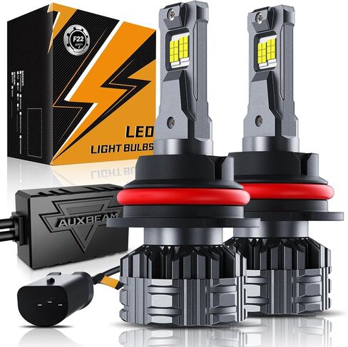 ضوء الضباب Auxbeam H11 H8 H9، سلسلة F22 H11 Powersports، 110 وات 24000LM 700% ضوء H8 أكثر سطوعًا للاستخدام على الطرق الوعرة UTV ATV in Kuwait