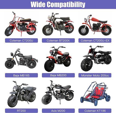 أنبوب عادم الدراجة الصغيرة 212 المرحلة 1 عدة بديلة لمحرك بريداتور 212cc 224cc 196cc كولمان CT200U CT200-EX BT200X Baja Warrior MB200 Axis M200 Mini Bike Go Kart Parts 62 مم فلتر هواء in Kuwait
