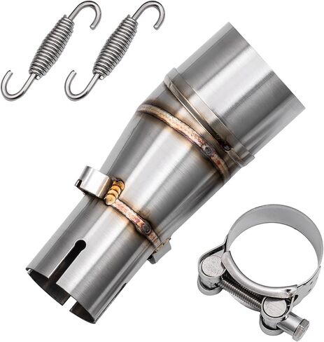 Motorcycle Exhaust Slip-On, Compatible with Ninja 250/300/Z250/Z300 (2008-2017), Stainless Steel Muffler Pipe, High Performance Aftermarket Replacement in Kuwait