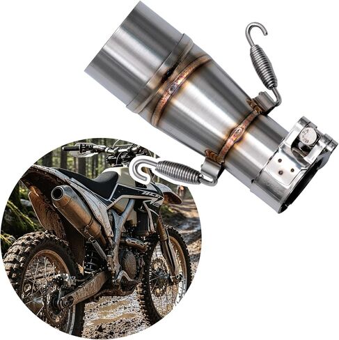 Motorcycle Exhaust Slip-On, Compatible with Ninja 250/300/Z250/Z300 (2008-2017), Stainless Steel Muffler Pipe, High Performance Aftermarket Replacement in Kuwait