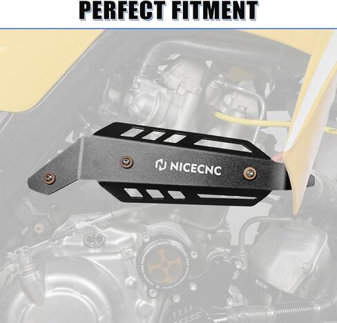 NICECNC Motorcycle Mid Exhaust Shield Compatible with Yamaha Raptor 700/R/SE/Secial 2015-2026, Black in Kuwait