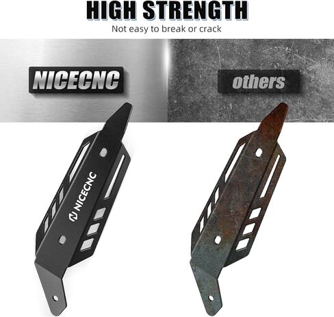 NICECNC Motorcycle Mid Exhaust Shield Compatible with Yamaha Raptor 700/R/SE/Secial 2015-2026, Black in Kuwait