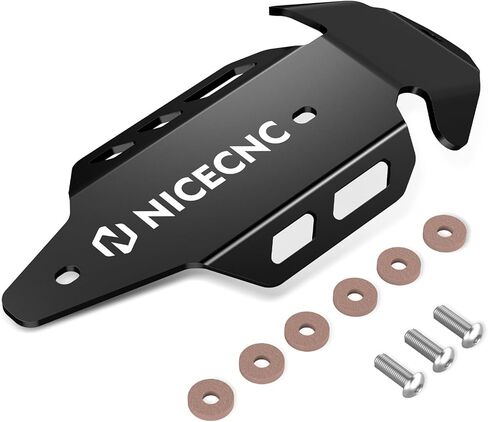 NICECNC Heat Shield Guard Protector Compatible with Yamaha YFZ450R 2009 2010 2011 2012 2013 2014 2015-2023, YFZ450RSE 2018 2019 2020 2021 2022 2023, YFZ450X 2010 2011 Black in Kuwait