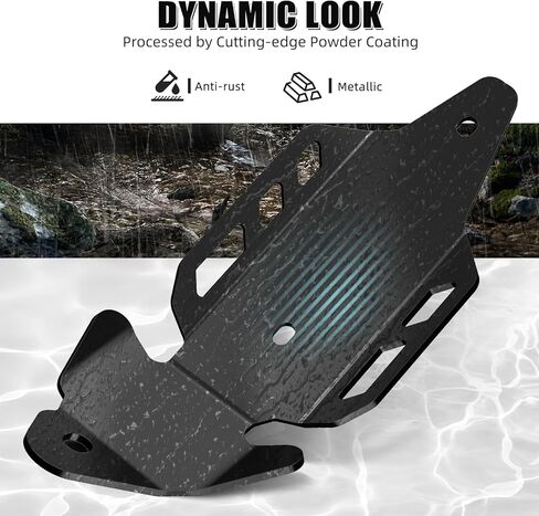 NICECNC Heat Shield Guard Protector Compatible with Yamaha YFZ450R 2009 2010 2011 2012 2013 2014 2015-2023, YFZ450RSE 2018 2019 2020 2021 2022 2023, YFZ450X 2010 2011 Black in Kuwait