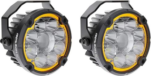 Lone Rider Lights for BMW R1300GS Adventure Motorcycle - Dust & Waterproof LED Headlights with DRL, 23200 Lumens, 6-in-1 Beam Pattern with MotoCAN and Bar Clamp Mount in Saudi Arabia
