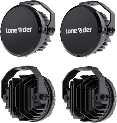 Lone Rider Lights for BMW R1300GS Adventure Motorcycle - Dust & Waterproof LED Headlights with DRL, 23200 Lumens, 6-in-1 Beam Pattern with MotoCAN and Bar Clamp Mount in Saudi Arabia