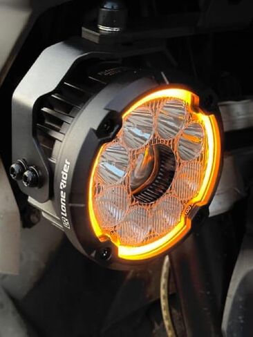 Lone Rider Lights for BMW R1300GS Adventure Motorcycle - Dust & Waterproof LED Headlights with DRL, 23200 Lumens, 6-in-1 Beam Pattern with MotoCAN and Bar Clamp Mount in Saudi Arabia